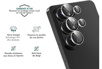 Protège écran FORCE GLASS objectif transparent x5 S26 Ultra