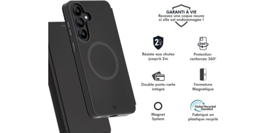 Coque FORCE CASE étui Magnet S26 Noir