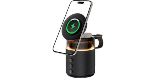 Station de charge FORCE PLAY 15W station sans fil 5 en 1