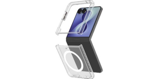 Protège écran sur mesure FORCE CASE Z Flip 8 Duo Transparent Magnetique