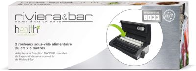 Sac de conservation RIVIERA ET BAR PACK 2 ROULEAUX 280mm x 3.3M
