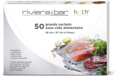 Sac sous vide RIVIERA ET BAR PACK 50 sachets 280mm x 3.55mm