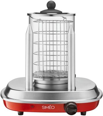 Appareil à Hot dog SIMEO HDI560 + 2 bouteilles à condiments