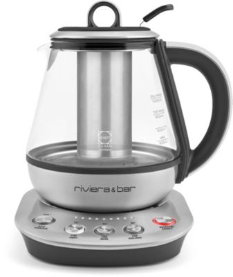 Bouilloire électrique 1,5L Inox / Noir 2200 W - Riviera et Bar