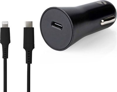 Chargeur allume-cigare KOMELEC Chargeur allume cigare USB C Lightning