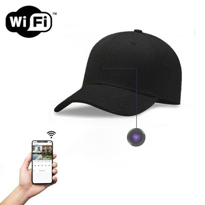 Caméra espion CONECTICPLUS Casquette caméra espion WiFi HD