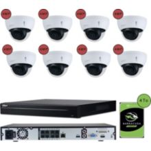 Caméra de sécurité CONECTICPLUS Pack de vidéosurveillance IP POE 8