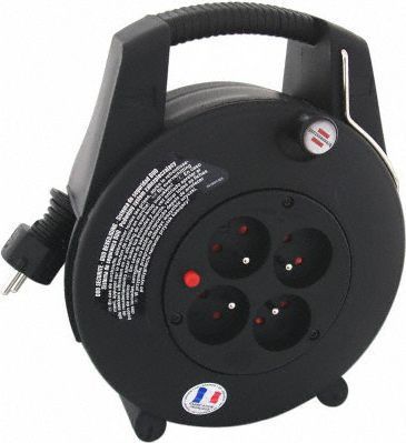 Câble alimentation BELKANTO Rallonge électrique sur enrouleur avec 4