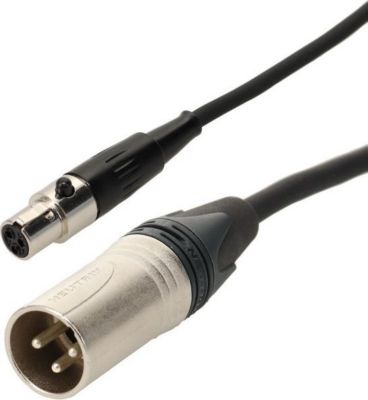 Câble XLR KOMELEC Câble mini XLR femelle- XLR mâle 2m