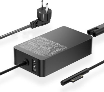 KOMELEC Chargeur Microsoft Surface PRO 120Watts