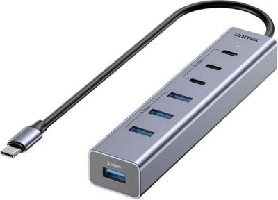 Hub USB C UNITEK Hub USB-C 7 ports USB A/C 10 Gbps