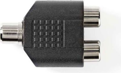 Adaptateur RCA KOMELEC Adaptateur RCA femelle - 2 RCA femelles