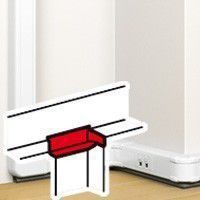 LEGRAND Dérivation plane  50x145-105