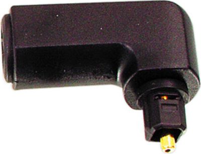 KOMELEC Adaptateur Toslink mâle femelle coudé