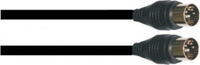 Câble DIN 5 broches KOMELEC Câble midi din 5 mâle mâle 1.20m