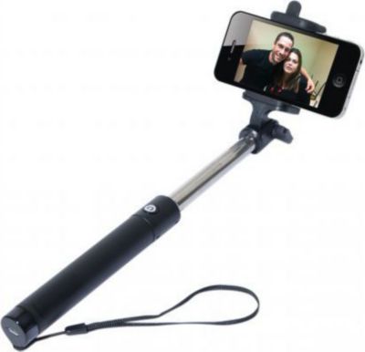 Perche à selfie VELLEMAN bluetooth noire 18.5 à 72 cm