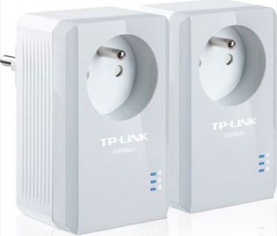 CPL Filaire TP-LINK Kit de 2 CPL 600Mbps + alimentation