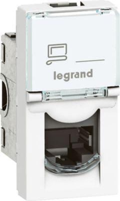 Prise murale LEGRAND Prise murale RJ45 Cat6 22.5X45 FTP