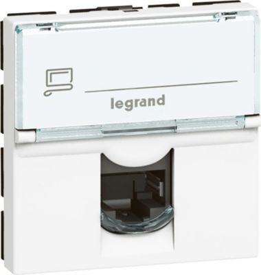 Prise murale LEGRAND Prise murale RJ45 Cat6 LEGRAND 45X45 Prise murale LEGRAND Prise murale RJ45 Cat6 LEGRAND 45X45