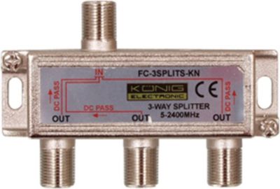 Répartiteur TV KOMELEC Répartiteur antenne satellite 1E/ 3S