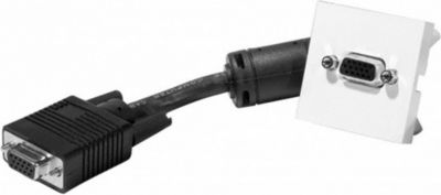  KOMELEC Prise murale VGA avec câble de 20cm KOMELEC Prise murale VGA avec câble de 20cm