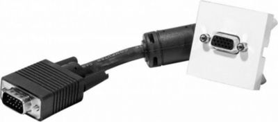 KOMELEC Prise murale VGA avec câble de 15 mètres