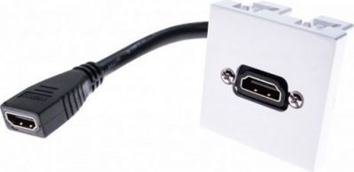 KOMELEC Prise murale HDMI femelle câble 0.10m