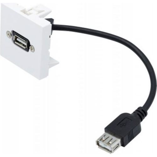 Multiprise HUB 10 ports USB 2.0 - A poser ou à fixer au mur - Avec  alimentation