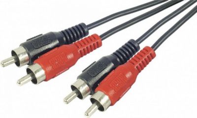 Câble RCA KOMELEC Câble 2 RCA mâle mâle 1.50m Câble RCA KOMELEC Câble 2 RCA mâle mâle 1.50m