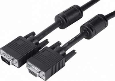 KOMELEC Rallonge VGA prémium avec ferrites 1.80m