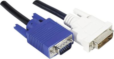 KOMELEC Câble DVI VGA 3m