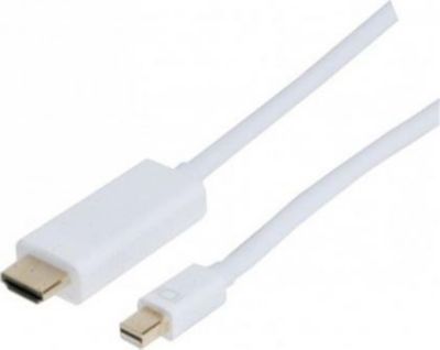 Câble Mini Display Port KOMELEC Câble mini DisplayPort-HDMI 2m Câble Mini Display Port KOMELEC Câble mini DisplayPort-HDMI 2m