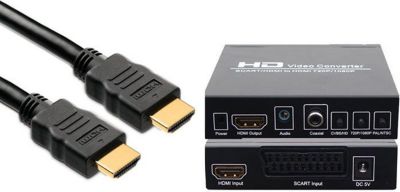 Convertisseur péritel/HDMI KOMELEC Convertisseur Péritel vers HDMI