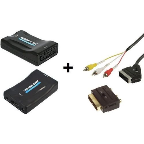 convertisseur hdmi-péritel commutateur péritel câble rvb-s adaptateur -  Connectic Systems