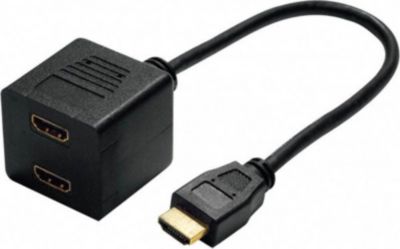 KOMELEC Splitter HDMI male 2 HDMI femelles 0.15m