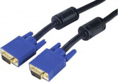 Câble VGA KOMELEC Câble VGA 5m noir or