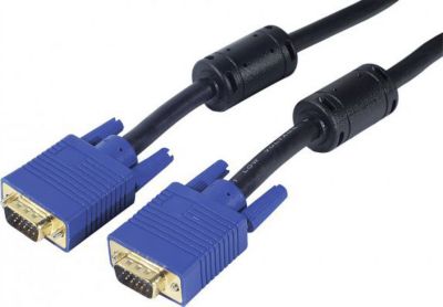 Câble VGA KOMELEC Câble VGA 15m noir or Câble VGA KOMELEC Câble VGA 15m noir or