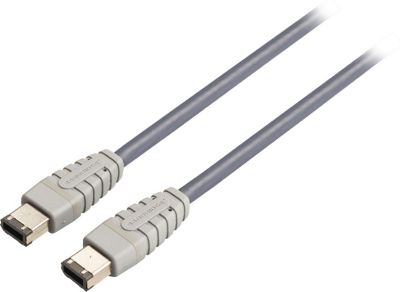 Câble firewire KOMELEC Câble FireWire 400 6/6 2m noir