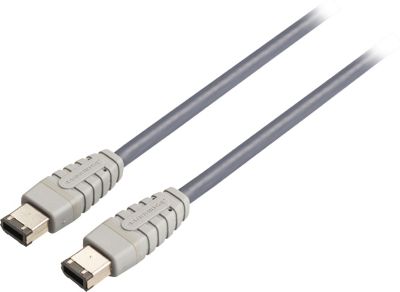 Câble firewire KOMELEC Câble FireWire 400 6/6 2m noir Câble firewire KOMELEC Câble FireWire 400 6/6 2m noir