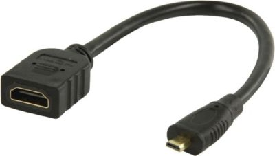 Adaptateur HDMI/Micro HDMI KOMELEC Câble micro HDMI mâle HDMI femelle 0.10m