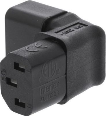 Adaptateur prise KOMELEC Adaptateur électrique C13 - C14 coudé