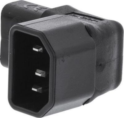 Adaptateur prise KOMELEC Adaptateur électrique C13 - C14 coudé