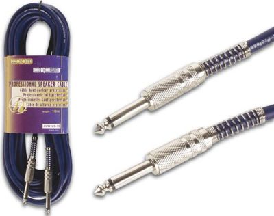 Câble Jack KOMELEC Câble Haut parleur Jack 6.35mm 10m