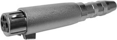 KOMELEC Adaptateur XLR - Jack 6.35 femelles mono