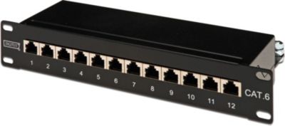 Accessoire rack CONECTICPLUS Panneau de brassage RJ45 12 Ports 10' 1U