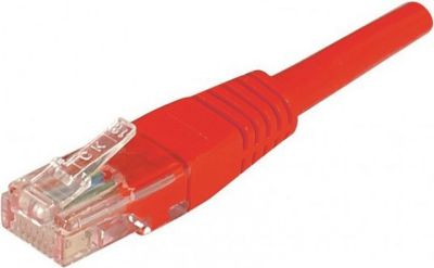 Câble Ethernet KOMELEC Câble Ethernet Cat 6 5m non Blindé rouge