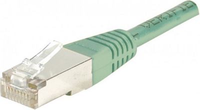 Câble Ethernet KOMELEC Câble RJ45 Cat6 CU blindé vert 10 m