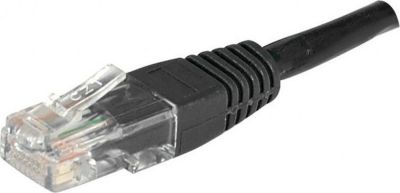 Câble Ethernet KOMELEC Câble Ethernet Cat 6 1m non Blindé noir