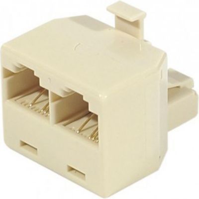 Adaptateur Ethernet KOMELEC Adaptateur doubleur RJ45 mâle 2x femelle