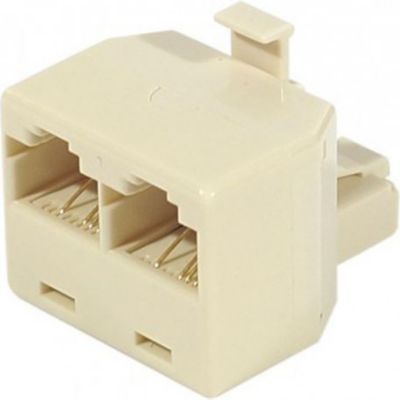 Adaptateur Ethernet KOMELEC Adaptateur doubleur RJ45 mâle 2x femelle Adaptateur Ethernet KOMELEC Adaptateur doubleur RJ45 mâle 2x femelle